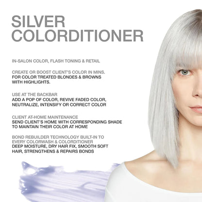 Celeb Luxury Viral Hybrid Colorditioner Conditioner with BondFix - Silver - 244ml