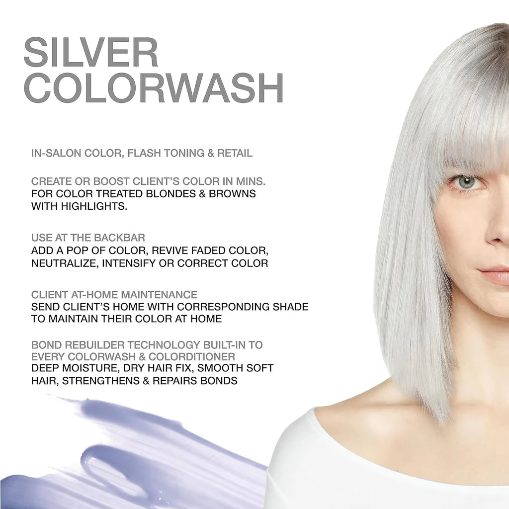 Celeb Luxury Viral Shampoo Colorwash Vegan Shampoo -  Silver - 244ml