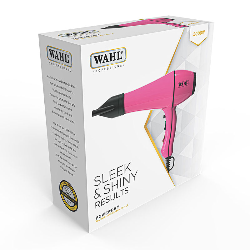WAHL Power Dry Hair Dryer Pink 2000W