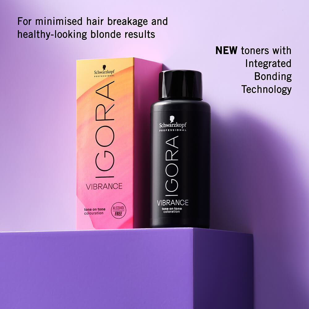 Schwarzkopf Professional Igora Vibrance Demi-Permanent Hair Colour - 9.5-21 Ash Cendré Toner 60ml