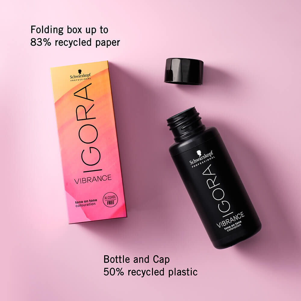 Schwarzkopf Professional Igora Vibrance Demi-Permanent Hair Colour - 7-4 Medium Blonde Beige 60ml