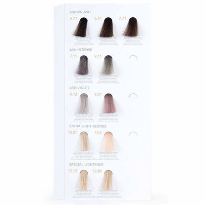 XP100 Intense Radiance Shade Chart Insert