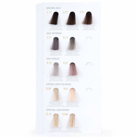 XP100 Intense Radiance Shade Chart Insert