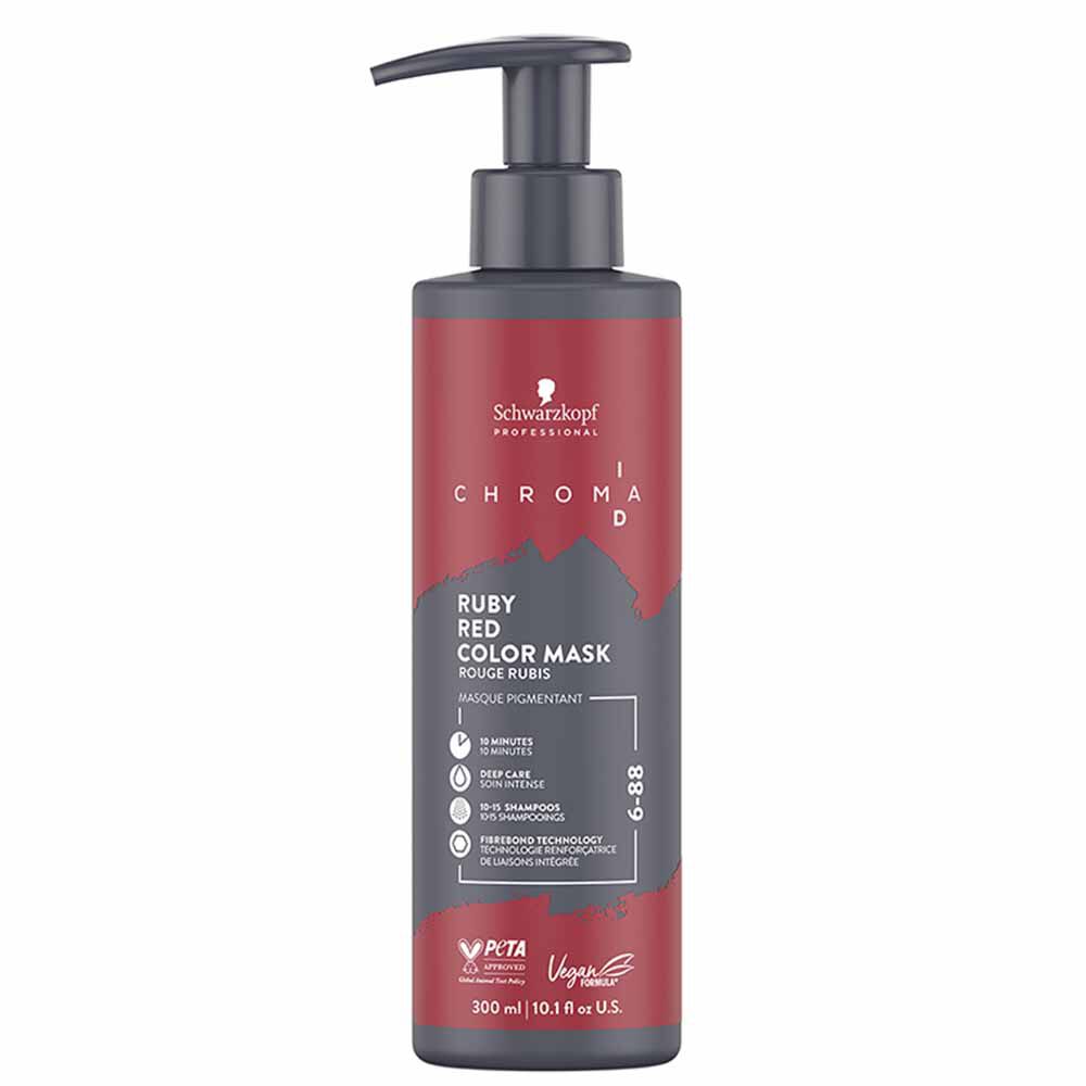 Schwarzkopf Professional Chroma ID Color Mask - Ruby Red 6-88 - 300ml
