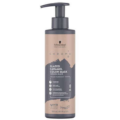 Schwarzkopf Professional Chroma ID Color Mask - Glazed Caramel 8-46 - 300ml
