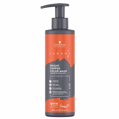 Schwarzkopf Professional Chroma ID Color Mask - Bright Copper 7-77 - 300ml