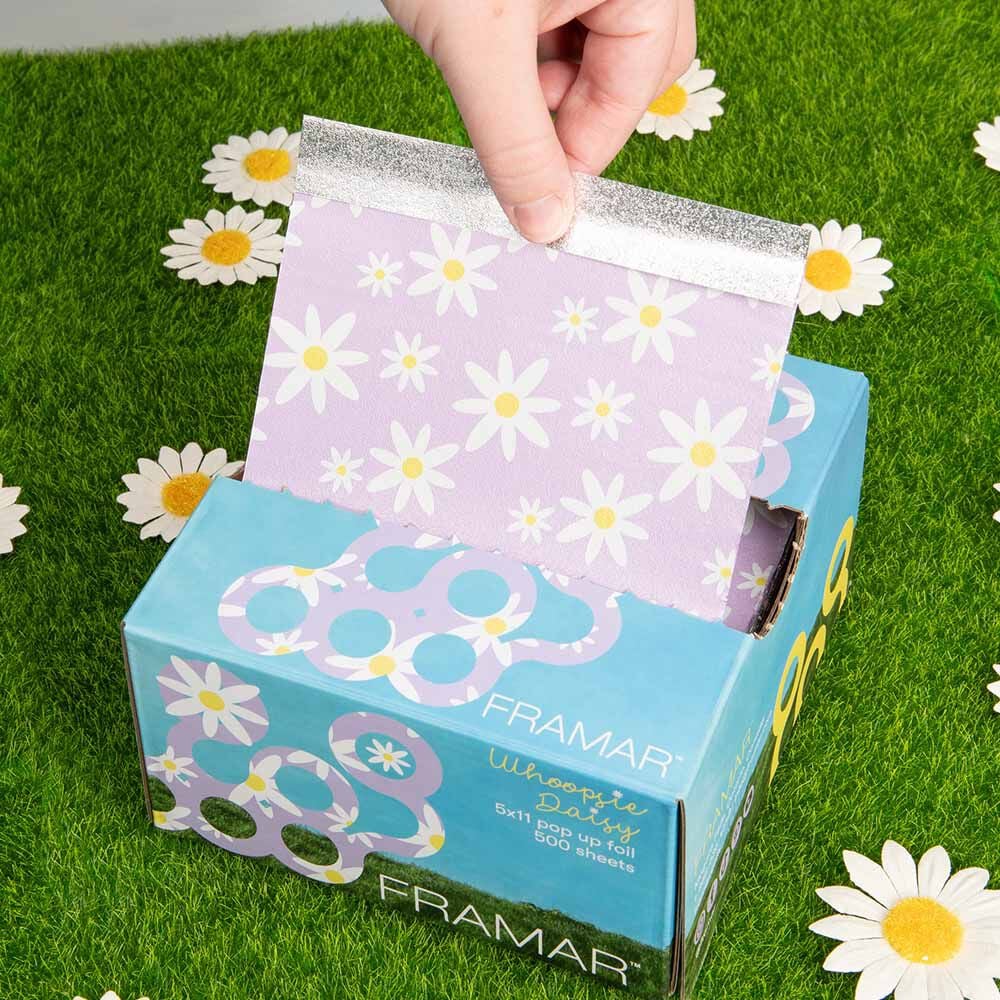 Framar Whoopsie Daisy Pop-Up Hair Foil Sheets, 5x11", Pack of 500