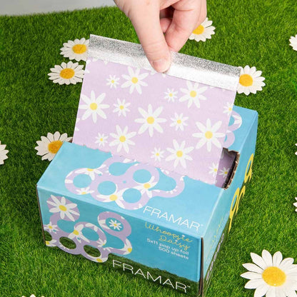 Framar Whoopsie Daisy Pop-Up Hair Foil Sheets, 5x11", Pack of 500