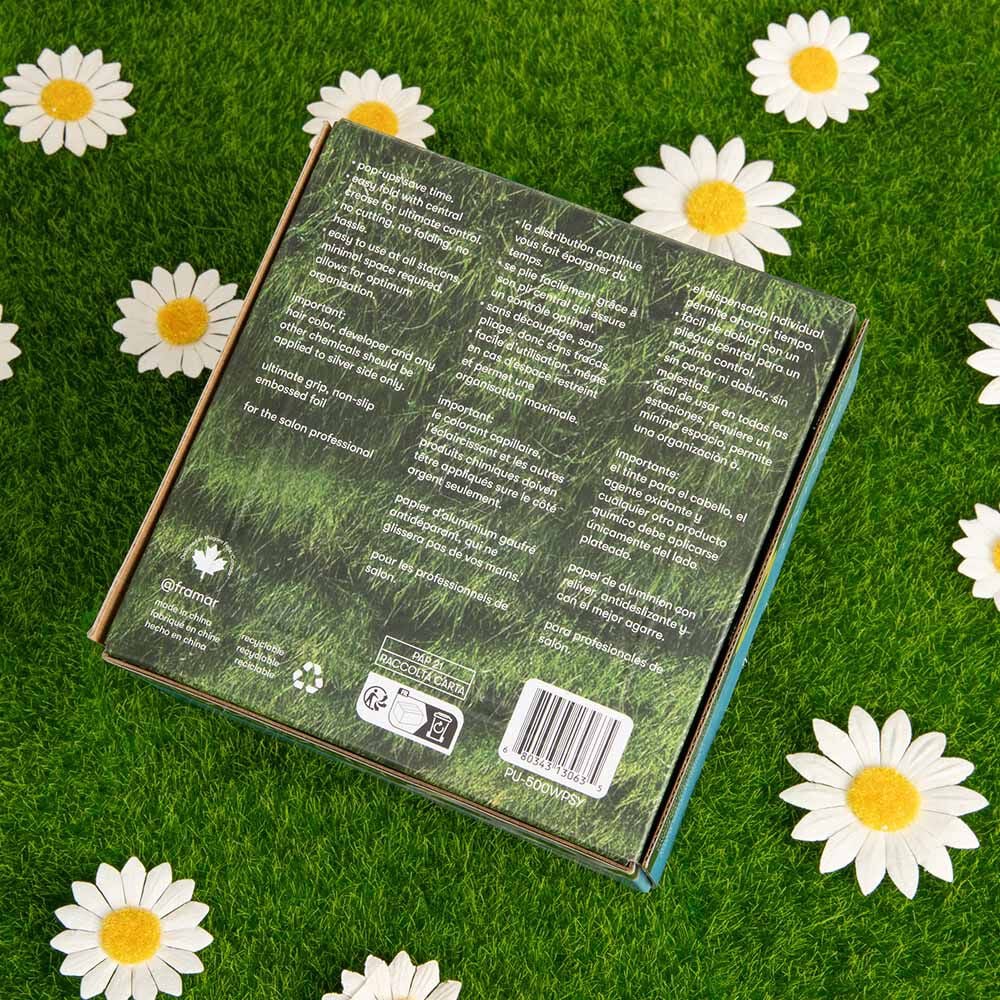 Framar Whoopsie Daisy Pop-Up Hair Foil Sheets, 5x11", Pack of 500