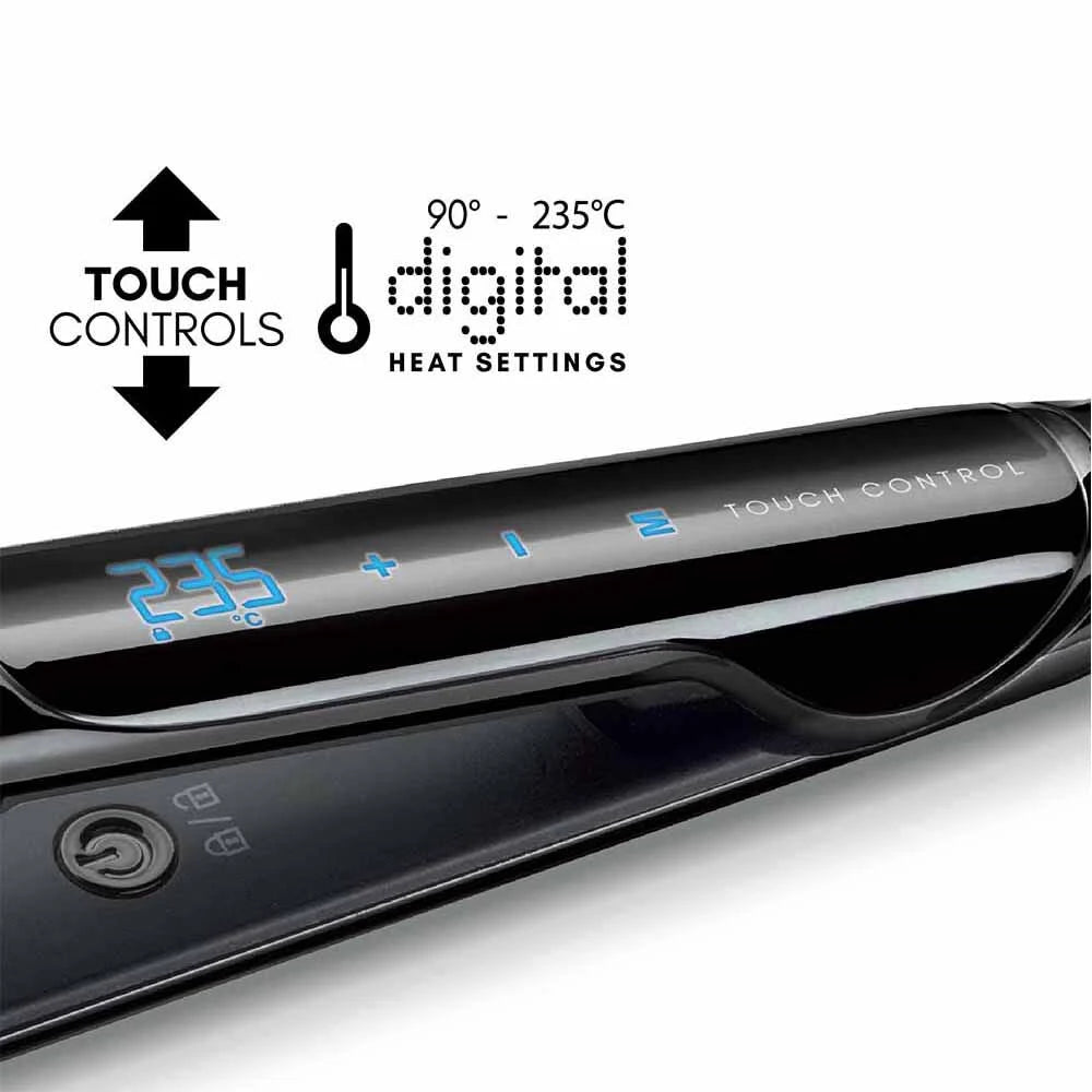 Diva Professional Styling Ultra Fast, Titanium Hair Straightener - Black Edition