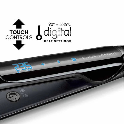 Diva Professional Styling Ultra Fast, Titanium Hair Straightener - Black Edition