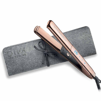 Diva Professional Styling Ultra Fast, Titanium Styler Hair Straighteners Gold Edition