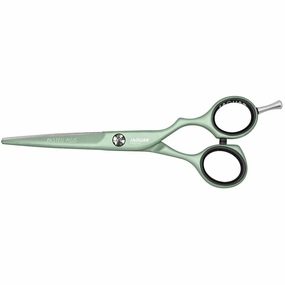 Jaguar White Line Pastell Plus Offset Scissors Matcha Green 5.5 inch