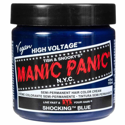 Manic Panic High Voltage Semi Permanent Hair Colour Cream - Shocking Blue - 118ml