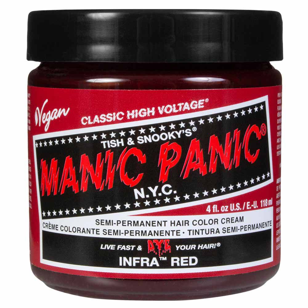 Manic Panic High Voltage Semi Permanent Hair Colour Cream - Infra Red - 118ml