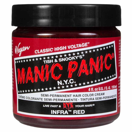 Manic Panic High Voltage Semi Permanent Hair Colour Cream - Infra Red - 118ml