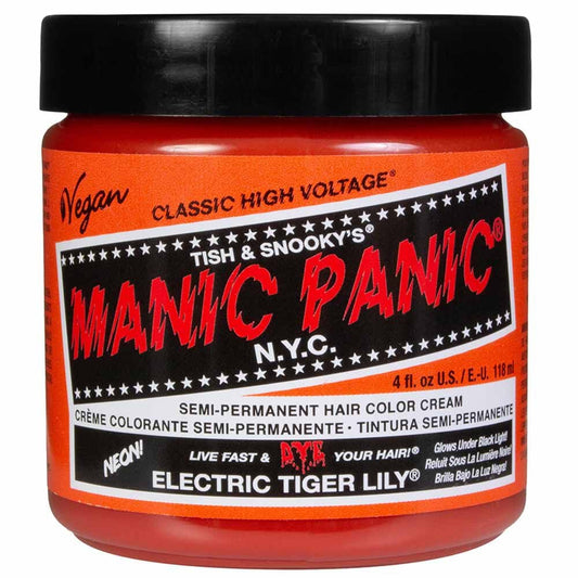 Manic Panic High Voltage Semi Permanent Hair Colour Cream - Electic Tiger Lily - 118ml