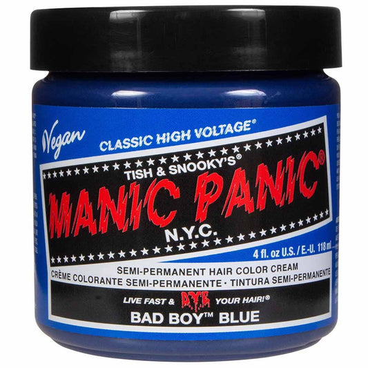 Manic Panic High Voltage Semi Permanent Hair Colour Cream - Bad Boy Blue - 118ml