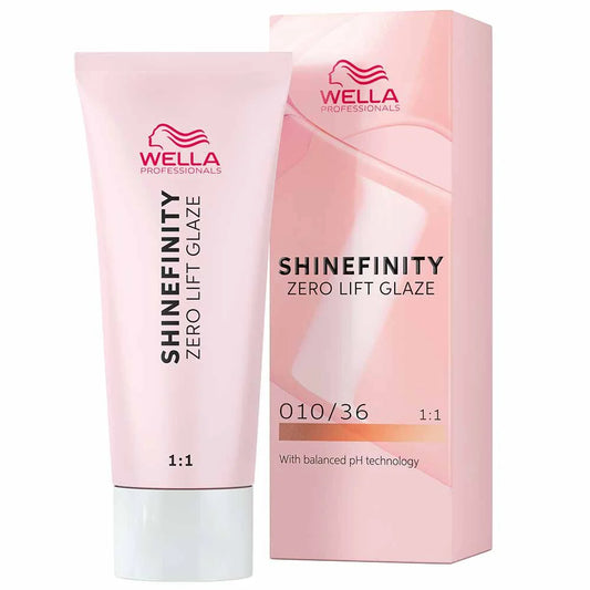 Wella Professionals Shinefinity Zero Lift Glaze Semi-Permanent HairColour - 10/36 Vanilla Flash - 60ml