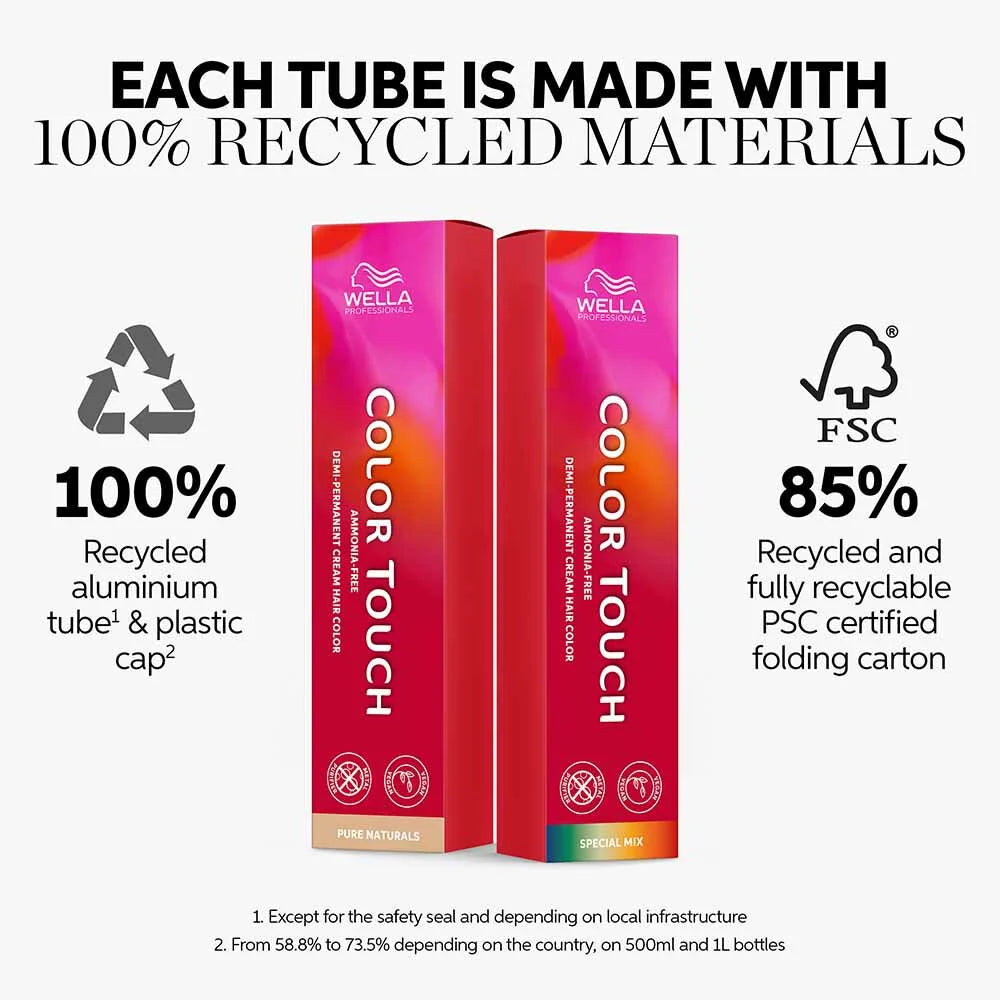 Wella Professionals Color Touch Demi-Permanent Hair Colour Very Light - 9/16 Very Light Blonde Ash Violet