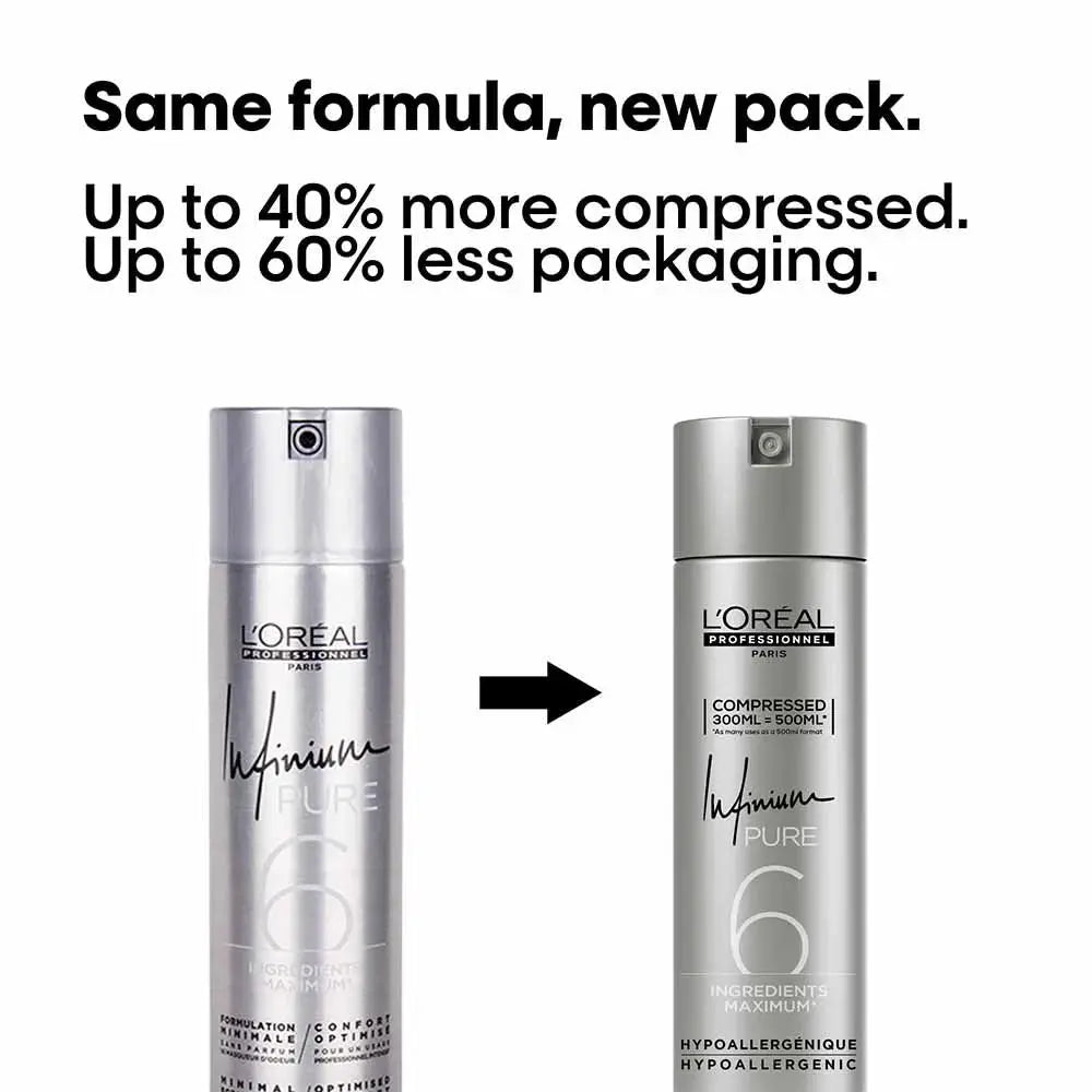 L'OrÃ©al Professionnel Infinium Pure Extra Strong Hair Spray 300ml
