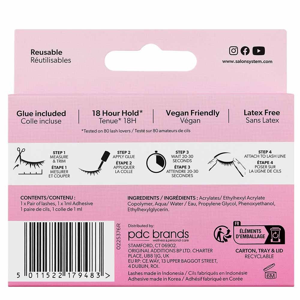 Salon System Natural 070 Classic Light Strip Lashes