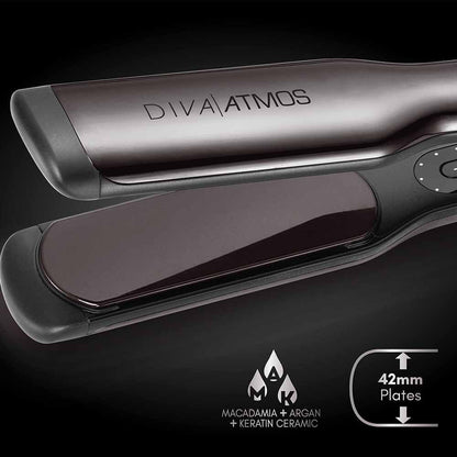 Diva Atmos Professional Wide Styler 42mm Hair Straighteners