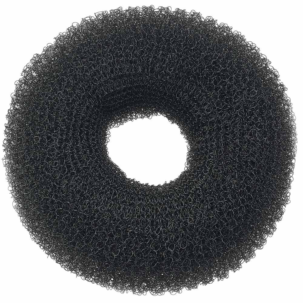 Sibel Bun Ring Nylon Black 9cm