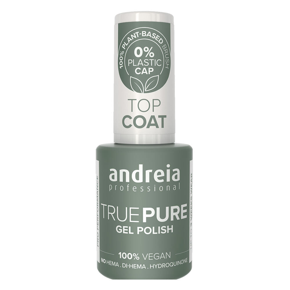 Andreia Professional True Pure Top Coat - Hema Free Gel Polish, 10.5ml