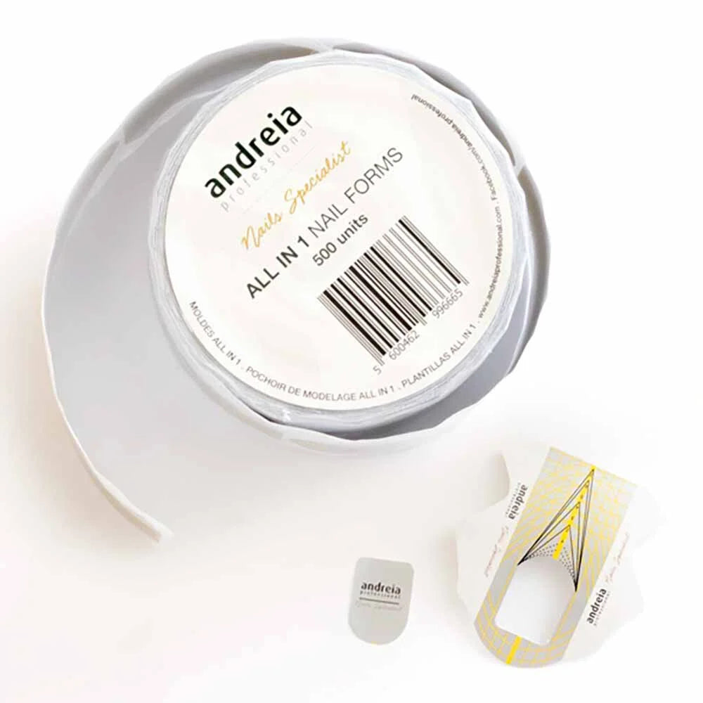Andreia Professional All In 1 Nail Forms – 500 Units