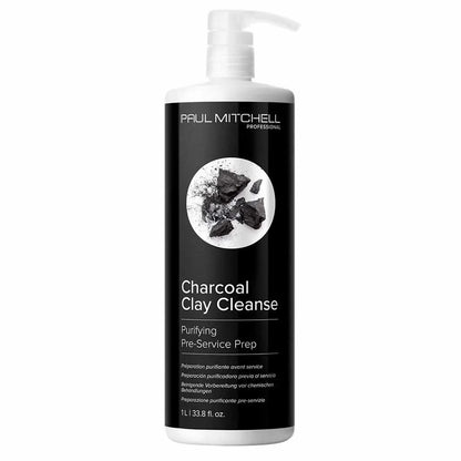 Paul Mitchell Charcoal Clay Cleanse Purifying Pre-Service Prep 1L