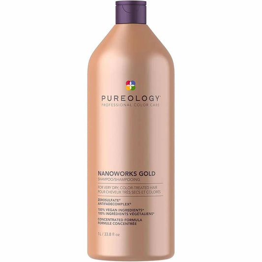Pureology Nanoworks Gold Shampoo - 1 Litre