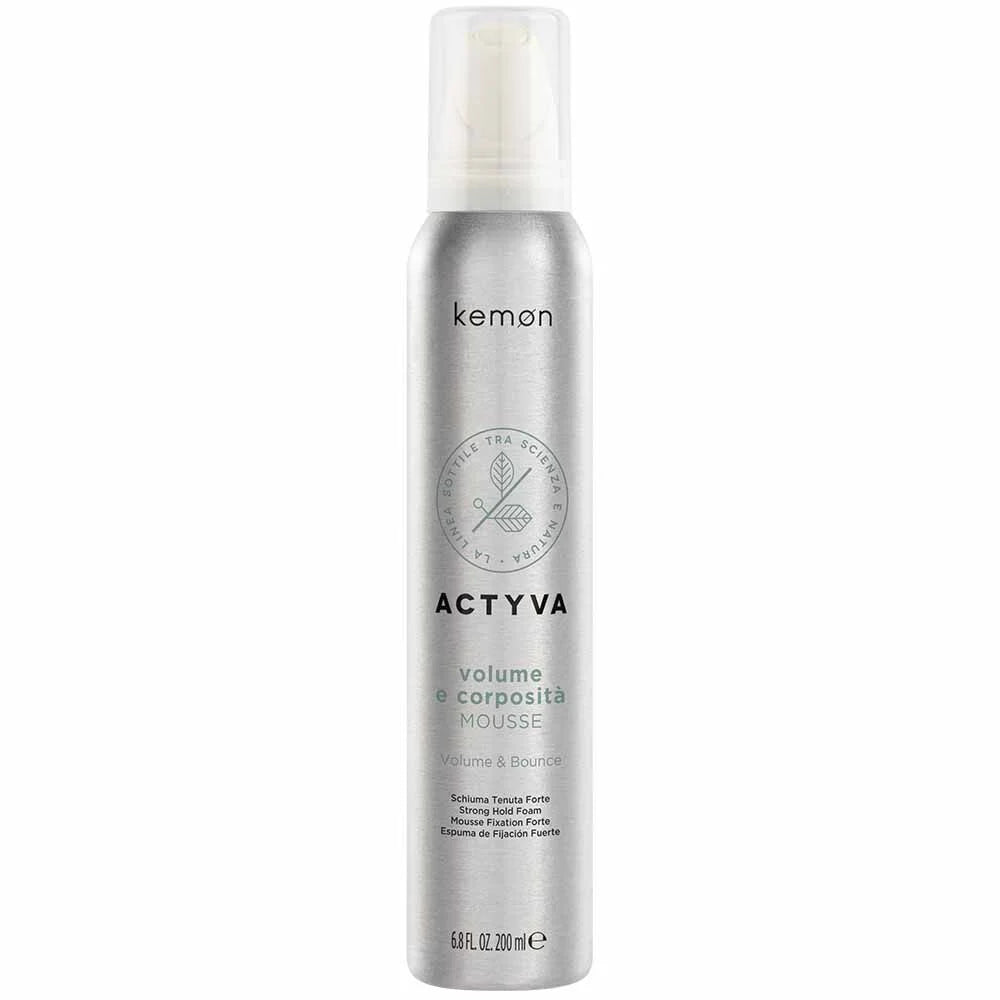 Kemon Actyva Volume E Corposità Strong Hold Hair Mousse 200ml