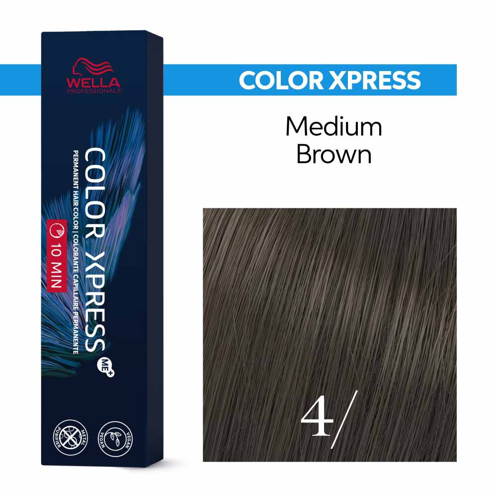 Wella Professionals Color Xpress Permanent Hair Colour - Medium Brown 4/ 60ml