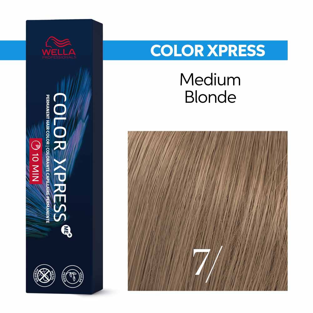 Wella Professionals Color Xpress Permanent Hair Colour - Medium Blonde 7/ 60ml