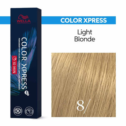 Wella Professionals Color Xpress Permanent Hair Colour - Light Blonde 8/ 60ml