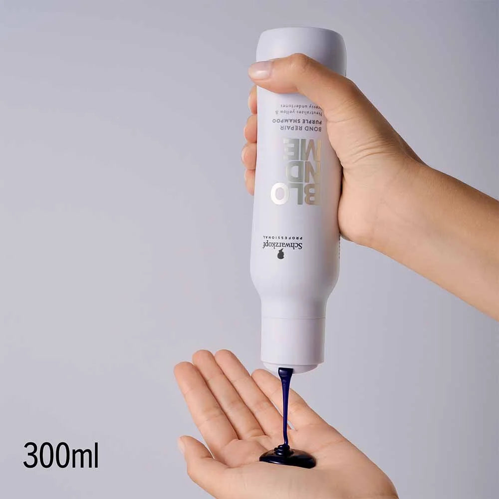 Schwarzkopf Professional BlondMe Bond Repair Purple Shampoo - 300ml