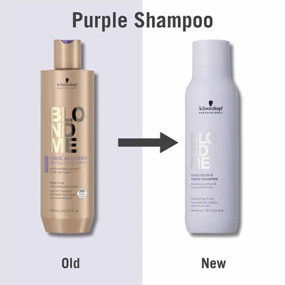 Schwarzkopf Professional BlondMe Bond Repair Purple Shampoo - 300ml