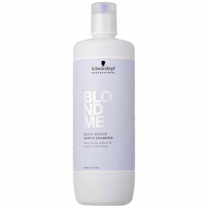 Schwarzkopf Professional BlondMe Bond Repair Purple Shampoo - 1 Litre