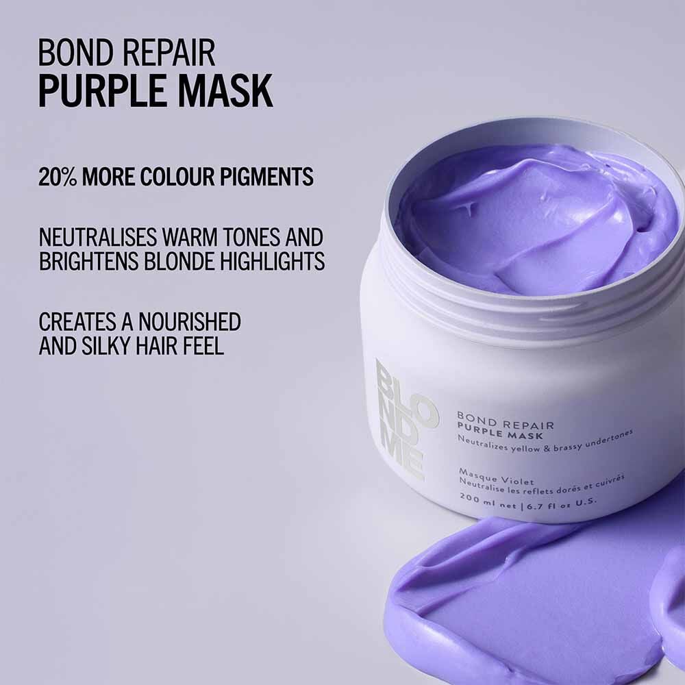 Schwarzkopf Professional BlondMe Bond Repair Purple Mask