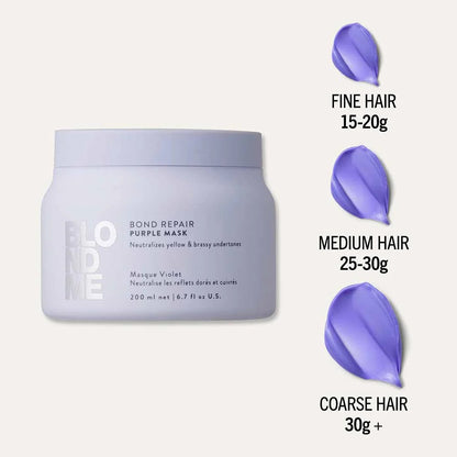 Schwarzkopf Professional BlondMe Bond Repair Purple Mask