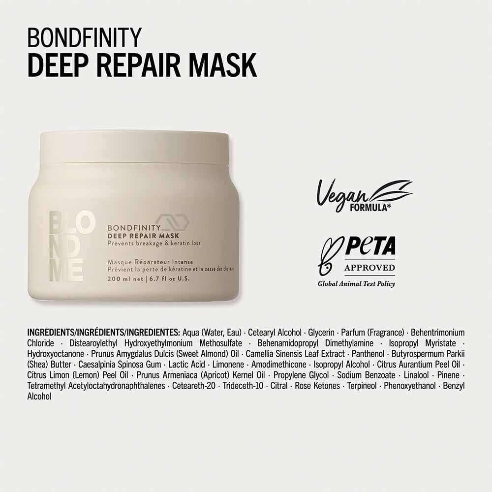 Schwarzkopf Professional BlondMe Bondfinity Deep Repair Mask 200ml