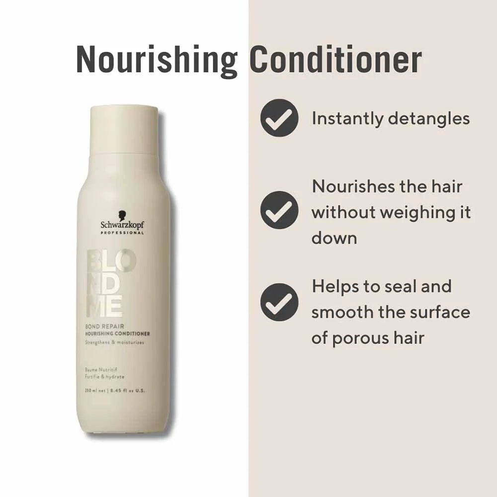 Schwarzkopf Professional BlondMe Bond Repair Nourishing Conditioner - 250ml
