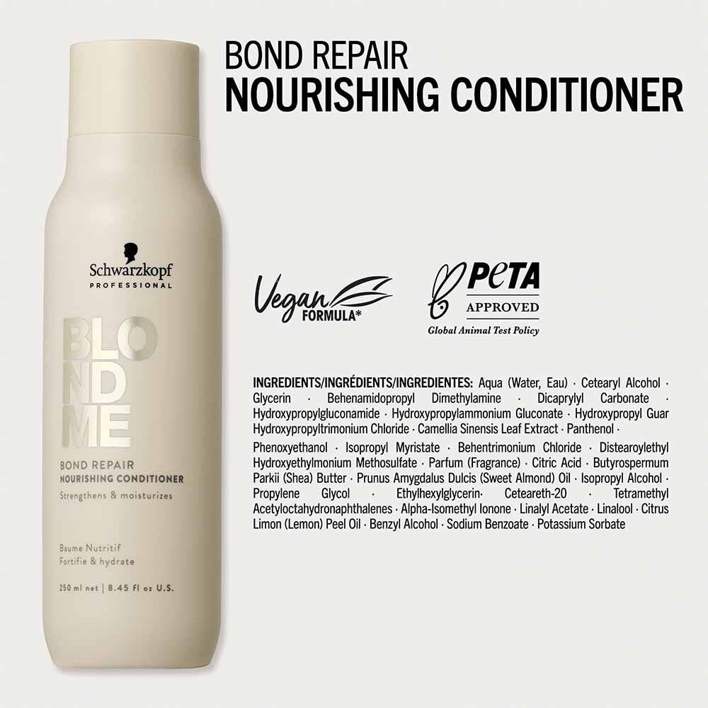 Schwarzkopf Professional BlondMe Bond Repair Nourishing Conditioner - 250ml
