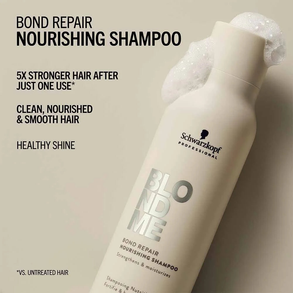 Schwarzkopf Professional BlondMe Bond Repair Nourishing Shampoo - 300ml
