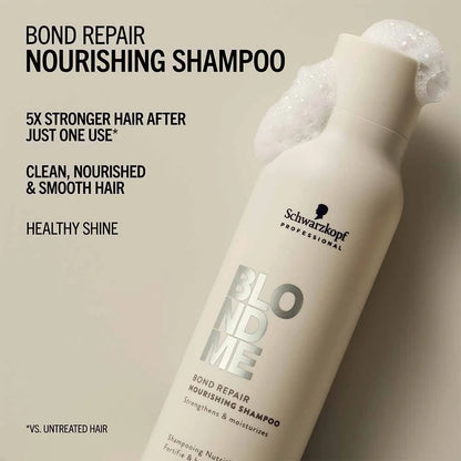 Schwarzkopf Professional BlondMe Bond Repair Nourishing Shampoo - 300ml