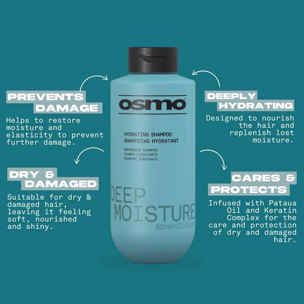 Osmo Deep Moisture Hydrating Shampoo - 1 Litre