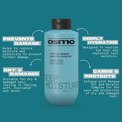 Osmo Deep Moisture Hydrating Shampoo - 1 Litre