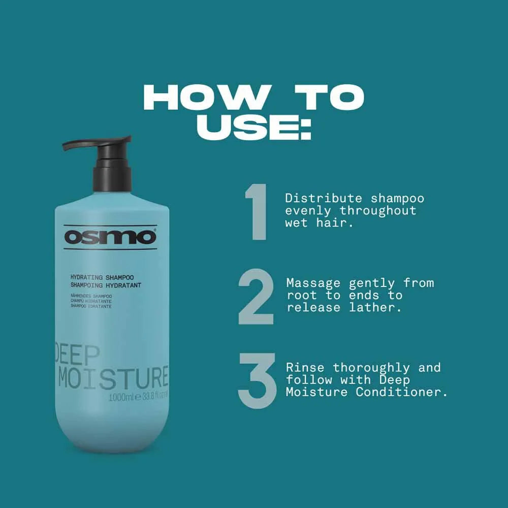 Osmo Deep Moisture Hydrating Shampoo - 1 Litre
