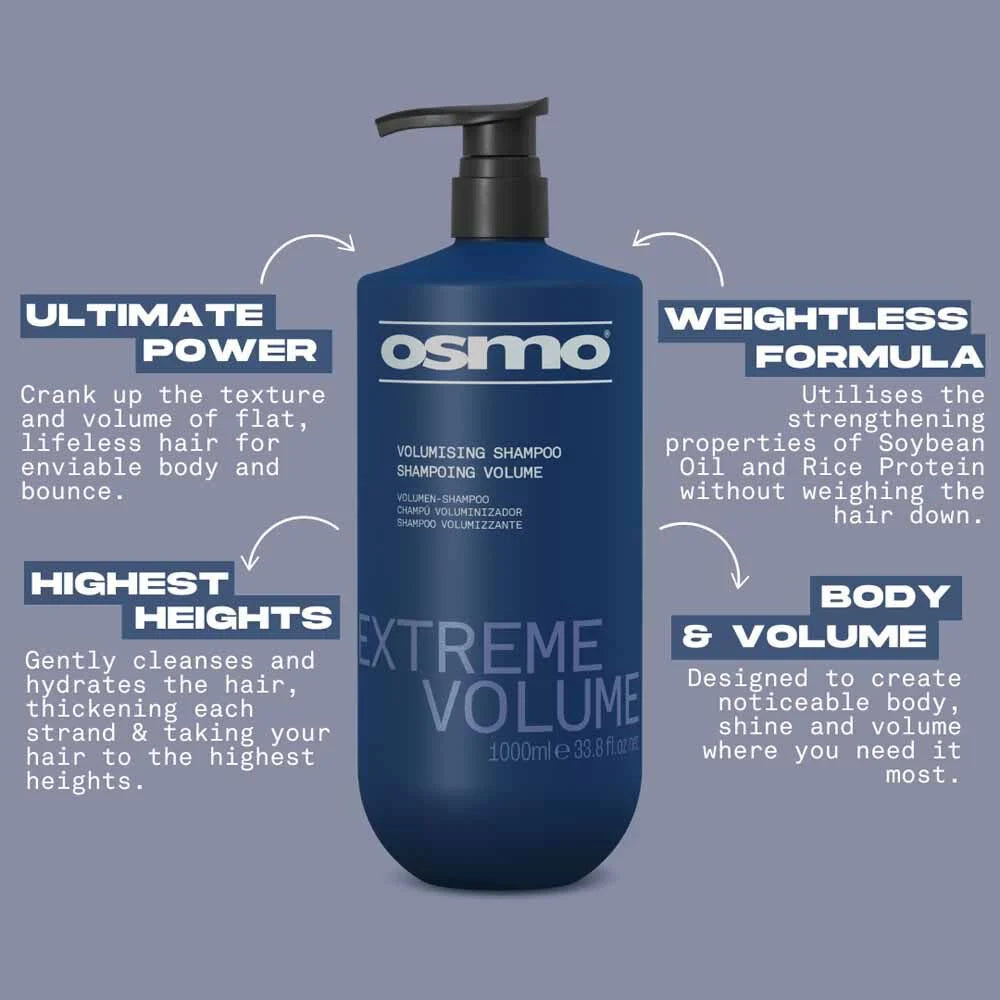 Osmo Extreme Volume Volumising Shampoo - 1 Litre